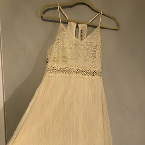 Cream lace dress